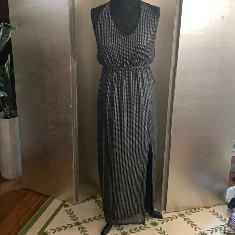 Glamorous black/silver Dress